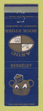 Matchbook Cover - Cal Bears Book Store Berkeley CA 1969 FB Schedule WEAR