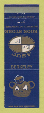 Matchbook Cover - Cal Bears Book Store Berkeley CA 1969 FB Schedule WEAR