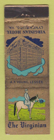 Matchbook Cover - Virginian Hotel Lynchburg VA WEAR