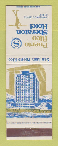 Matchbook Cover - Puerto Rico Sheraton Hotel San Juan