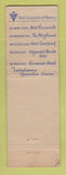 Matchbook Cover - Mayflower Hotel Washington DC