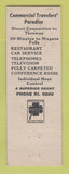 Matchbook Cover - Kenton Manor Court Buffalo NY