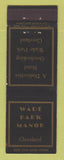 Matchbook Cover - Wade Park Manor Cleveland OH