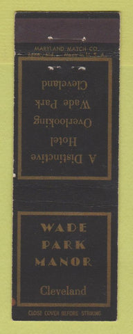 Matchbook Cover - Wade Park Manor Cleveland OH