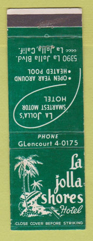 Matchbook Cover - La Jolla Shores Hotel La Jolla CA WEAR
