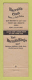 Matchbook Cover - Harrah's Club Casino Reno Lake Tahoe NV