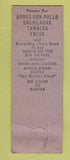 Matchbook Cover - Costa Rican Spanish Restaurant Chicago IL WEAR