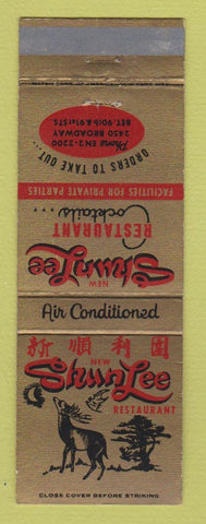 Matchbook Cover - ShunLee Restaurant New York City WEAR
