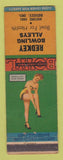 Matchbook Cover - Redkey Bowling Alleys Redkey IN pinup