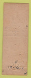 Matchbook Cover - Redkey Bowling Alleys Redkey IN pinup