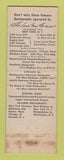 Matchbook Cover - Promenade Cafe French New York City Rockefeller Center
