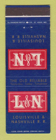 Matchbook Cover - L&N Railroad Louisville Nashville