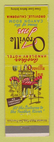 Matchbook Cover - Oroville Inn Oroville CA WEAR