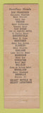 Matchbook Cover - Oroville Inn Oroville CA WEAR