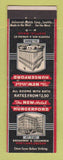 Matchbook Cover - New Hotel Hungerford Portland OR Seattle WA