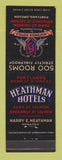 Matchbook Cover - Heathman Hotels Portland OR