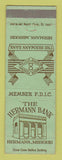 Matchbook Cover - Hermann Bank Hermann MO