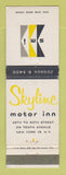 Matchbook Cover - Skyline Motor Inn New York City WEAR
