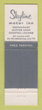 Matchbook Cover - Skyline Motor Inn New York City WEAR