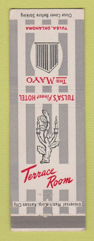 Matchbook Cover - Mayo Hotel Tulsa OK Terrace Room