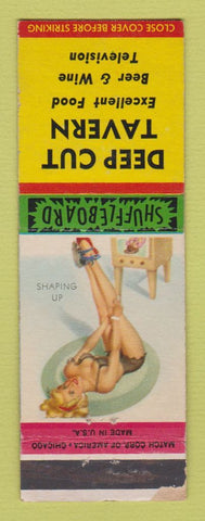Matchbook Cover - Deep Cut Tavern Cambridge OH pinup