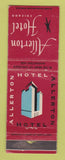 Matchbook Cover - Allerton Hotel Chicago IL POOR STRIKER