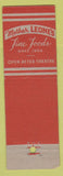 Matchbook Cover - Leone's Restaurant New York City feature WEAR