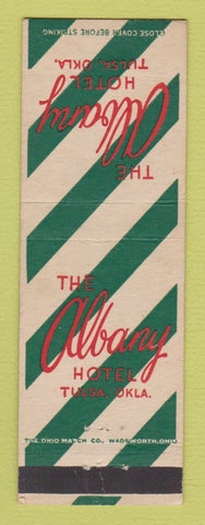 Matchbook Cover - Albany Hotel Tulsa OK