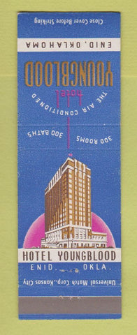 Matchbook Cover - Hotel Youngblood Enid OK