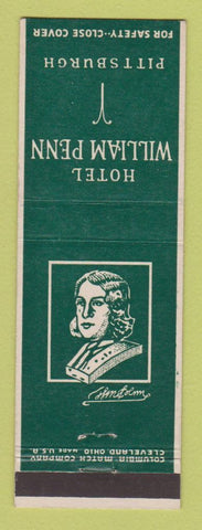Matchbook Cover - Hotel William Penn Pittsburgh PA