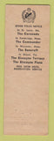 Matchbook Cover - Hotel Governor Clinton New York City WEAR
