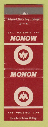 Matchbook Cover - Monon Railroad Hoosier Line