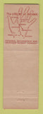 Matchbook Cover - Monon Railroad Hoosier Line