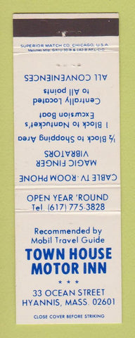 Matchbook Cover - Town House Motor Inn Hyannis MA