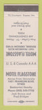 Matchbook Cover - Motel Flagstone Eugene OR