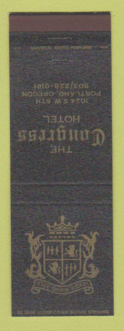 Matchbook Cover - The Congress Hotel Portland OR