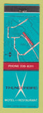 Matchbook Cover - Thunderbird Motel Restaurant Portland OR WORN BACK