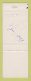 Matchbook Cover - Thunderbird Motel Restaurant Portland OR WORN BACK