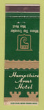 Matchbook Cover - Hampshire Arms Hotel Minneapolis MN WEAR