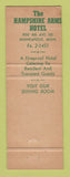 Matchbook Cover - Hampshire Arms Hotel Minneapolis MN WEAR