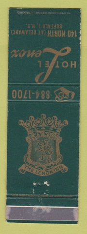 Matchbook Cover - Hotel Lenox Buffalo NY WEAR