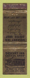 Matchbook Cover - Deseret Inn Coffee Chop Salt Lake City UT WEAR