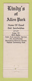 Matchbook Cover - Allen Park Motor Lodge Allen Park MI