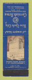 Matchbook Cover - Cornish Arms Hotel New York City
