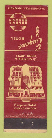 Matchbook Cover - Eugene Hotel OR