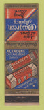 Matchbook Cover - Walgreens Drug Store Alkadene Tablets Antacid WEAR