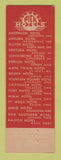 Matchbook Cover - Albert Pick Hotel Oliver Hotel South Bend IN