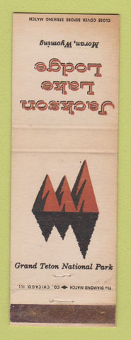 Matchbook Cover - Jackso Lake Lodge Moran WY WEAR