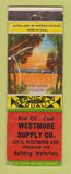 Matchbook Cover - Westmore Supply Fuel Coal Chicago IL WORN