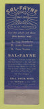 Matchbook Cover - Sal Fayne for Headaches WORN